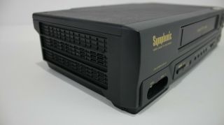 Symphonic VHS Player VR - 701 4 Head Hi - Fi VCR Video Cassette VHS 4