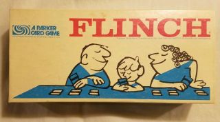 Vintage Flinch Card Game 1963 Parker Brothers - 100 Complete W/ Instructions