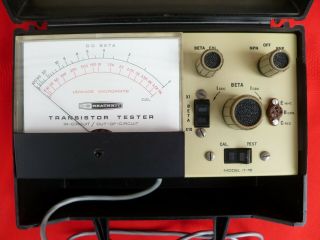Heathkit IT - 18 In - Circuit / Out - of - Circuit Transistor Tester 2