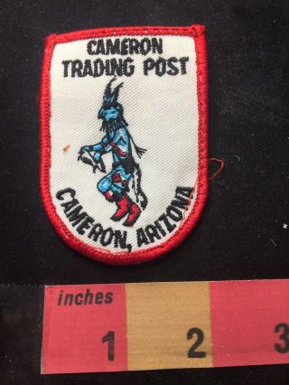 Vtg Indian Dancer Cameron Trading Post Arizona Patch 89we