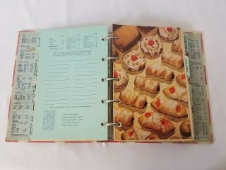 1951 Better Homes and Gardens Cookbook w clippings Old Recipes 5 Ring Binder VTG 2