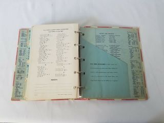 1951 Better Homes and Gardens Cookbook w clippings Old Recipes 5 Ring Binder VTG 4