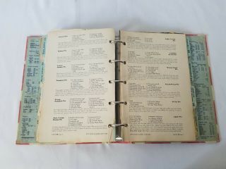 1951 Better Homes and Gardens Cookbook w clippings Old Recipes 5 Ring Binder VTG 5