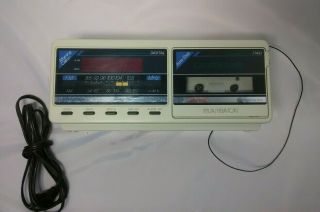 Clock Radio Cassette Player Am - Fm By Soundesign Model: 3826sgy