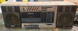 Vintage Sony CFS - 3300 Cassette - Corder Music Player AM/FM Recorder 3