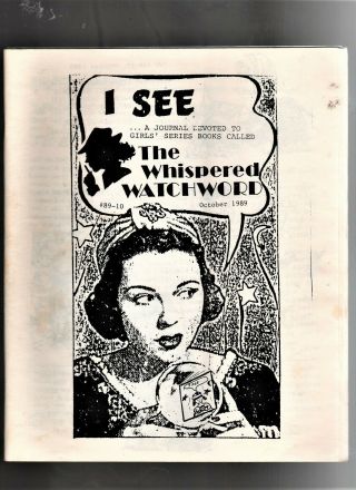 3 Nancy Drew Trixie Belden Judy Bolton Whispered Watchword Fanzines 1989