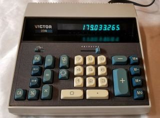 Vintage Victor 204 Calculator Japan Electric Model 204r