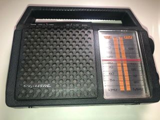 Radio Shack Realistic Radio Model 12 - 711 Portable Radio Battery And Power Cord 2