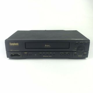 Symphonic Vcr Sl240c Video Cassette Recorder Vhs Player Hi - Fi