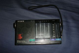 Sony Icf - 4910 Fm/mw/sw 9 Band Shortwave Radio Receiver