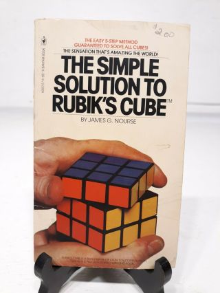 Vintage 1981 The Simple Solution To Rubik 