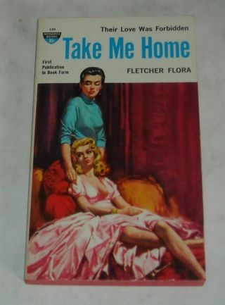 Unread 1959 Monarch Books Take Me Home Sleaze Pb Book Sexy Gga Lesbian Interest