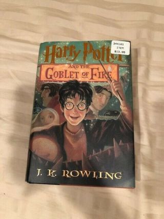 Harry Potter And The Goblet Of Fire,  1st Edition 1st Print Rowling 0 - 439 - 13959 - 7