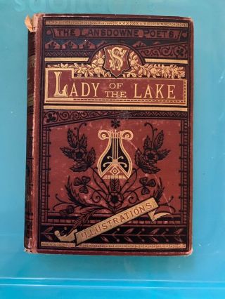 Lady Of The Lake Sir Walter Scott 1880 Illustrations The Lansdowne Poets.