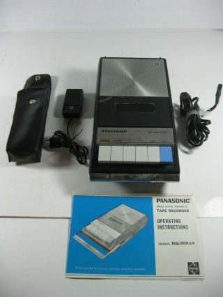 Vintage Panasonic Rq - 209as Portable Table Top Cassette Player Parts Only
