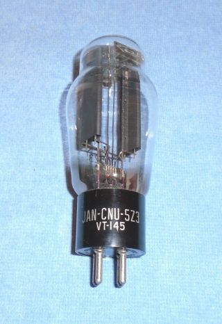 1 National Union Jan Cnu 5z3 Vt - 145 Vacuum Tube - 1940 