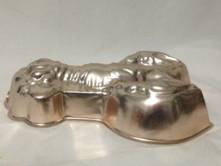 Vintage Lobster 10IN Copper Vintage Jello Cake Mold Tin Lined Kitchen Wall Decor 3