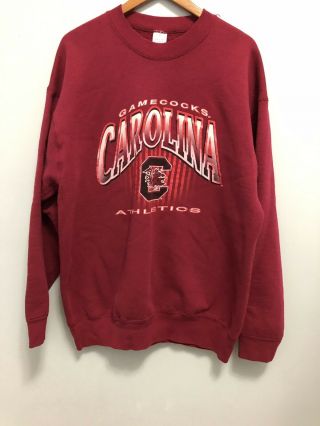 Vtg 90s University Of South Carolina Gamecocks Salem Sweater Crewneck Mens 2x