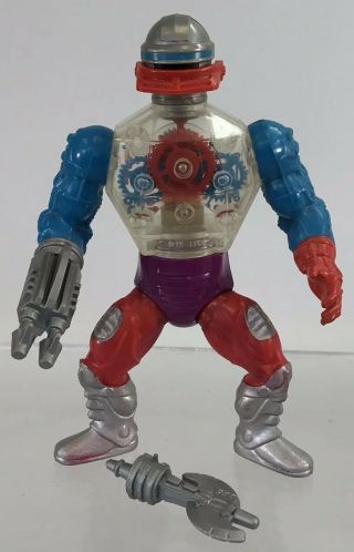 Vintage Motu Roboto Figure Masters Of The Universe He - Man 1984 Near Complete