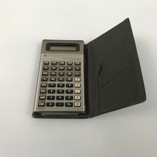 Vintage Texas Instruments Ba - 35 Student Business Analyst Calculator W/case 7.  B1