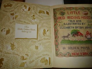 Little Red Riding Hood - A Little Golden Book - 1948 edition 2