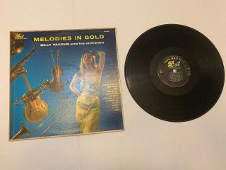 Vintage Billy Vaughn And His Orchestra Melodies In Gold Record Cover