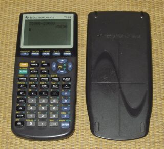 Ti 83 Calculator | Texas Instruments Graphing Calculator W/ Batteries
