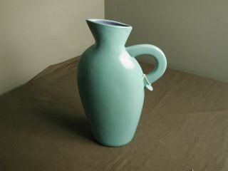Vintage Ceramic Pitcher - Lindt - Stymeist - Japan - Mid - Century Modern - Blue Mk