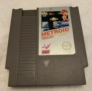 Metroid (nintendo,  1987) Nes Vintage Retro Cart Only