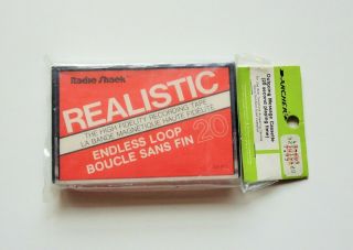 Vintage Realistic Endless Cassette Tape