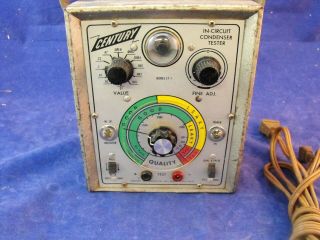 Vintage Century In Circuit Condenser Tester Model Ct - 1/