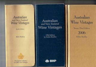 Australian & N.  Z.  Wine Vintages,  1988,  1996 & 2006 By Robin Bradley As