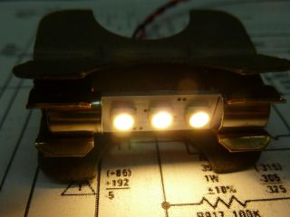 Six (6) White Led Fuse Lamps For Mc2125 Amplifier Meters Parts Repair Restore Mc