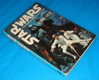 Star Wars By George Lucas Hb Bk Bc Del Rey 1976 Vf,  16 Pgs Color Photos