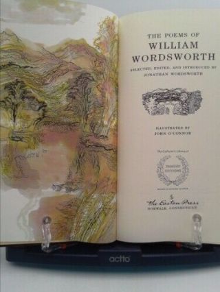 The Poems of William Wordsworth - Easton Press - John O ' Connor Illustrations 2
