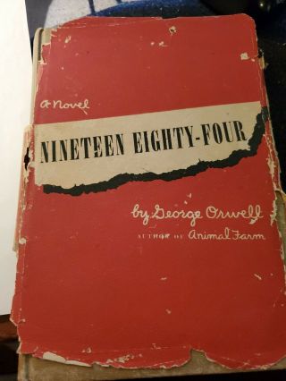 George Orwell Nineteen Eighty - Four 1st Edition 1949 Hardcover Book