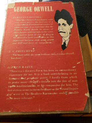 George Orwell Nineteen Eighty - Four 1st Edition 1949 Hardcover Book 2