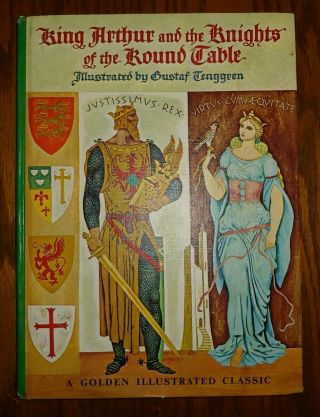 King Arthur And The Knights Of The Round Table Book Gustaf Tenggren Golden Press