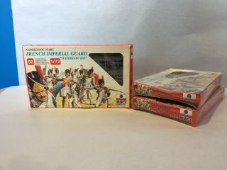 Vintage Esci 1/72 Scale Napoleonic Wars Soldiers French Imperial Guard 3 Boxes