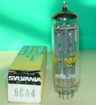 Sylvania Ez81 6ca4 Vacuum Tube Nib