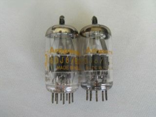 2 Amperex Made In Holland 6dj8/ecc88 6dj8 Electron Vacuum Tubes