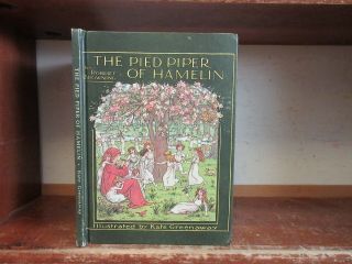 Old The Pied Piper Of Hamelin Book Robert Browning Music Children 