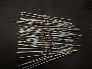 50pcs Allen Bradley 68k - 1/2w - 10 Carbon Comp.  Resistor