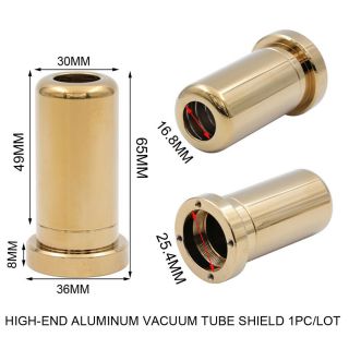 1pcs Vacuum Tube Shield High - End Aluminum Valve Guard For 12ax7 6dj8 12au7 Hifi