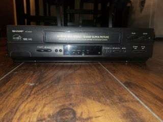 Sharp VHS VCR Player Recorder Video Cassette Tape HI FI Stereo VC - H960 2