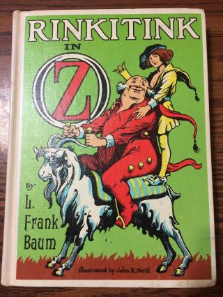Vintage Rinkitink In Oz By L Frank Baum The Reilly & Lee Co Hardcover -