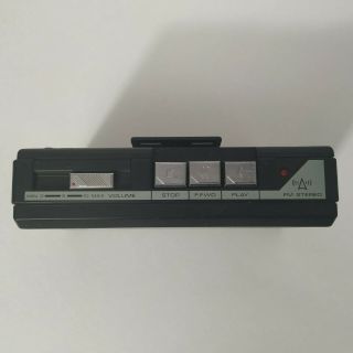 Soundesign AM/FM Portable Stereo Cassette Recorder - Model 4365BLK - 2