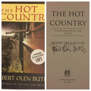 Robert Olen Butler Signed Autograph The Hot Country 1st Edition Hc - S&h