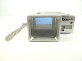 Vintage 1981 Panasonic Travelvision Tr - 1010p Mini Portable Hand Held Tv Japan