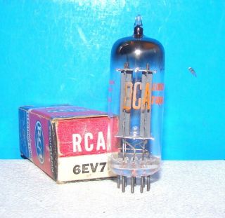 6ev7 Rca 1960 Nos Radio Amplifier Vintage Electron Vacuum Tube Valve